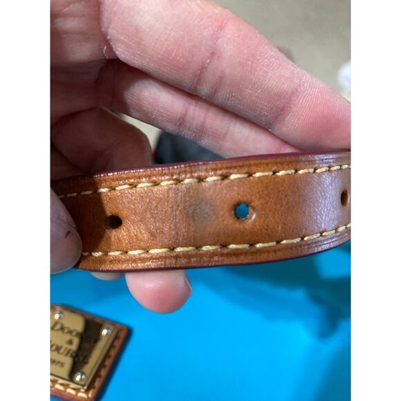 DOONEY & BOURKE BLUE/ TEAL MEDIUM PATTON LEATHER HOBO BAG - Picture 14 of 14